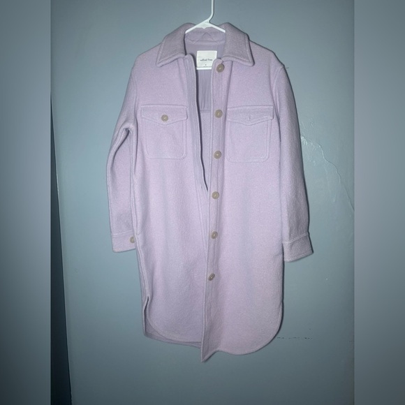 Aritzia Wilfred Free The Ganna wool Shirt Jacket in Size X-Small - Picture 1 of 7